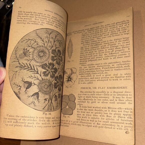 Antique 1886 Leisure Hour Liberty Vol 3 No 192 Artistic Embroidery / Ella Church - Picture 12 of 12